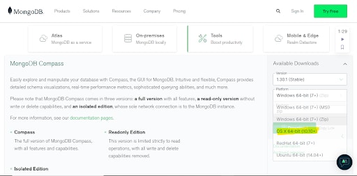 MongoDB Compass Mac - Download MongoDB Compass dmg file for Mac OS